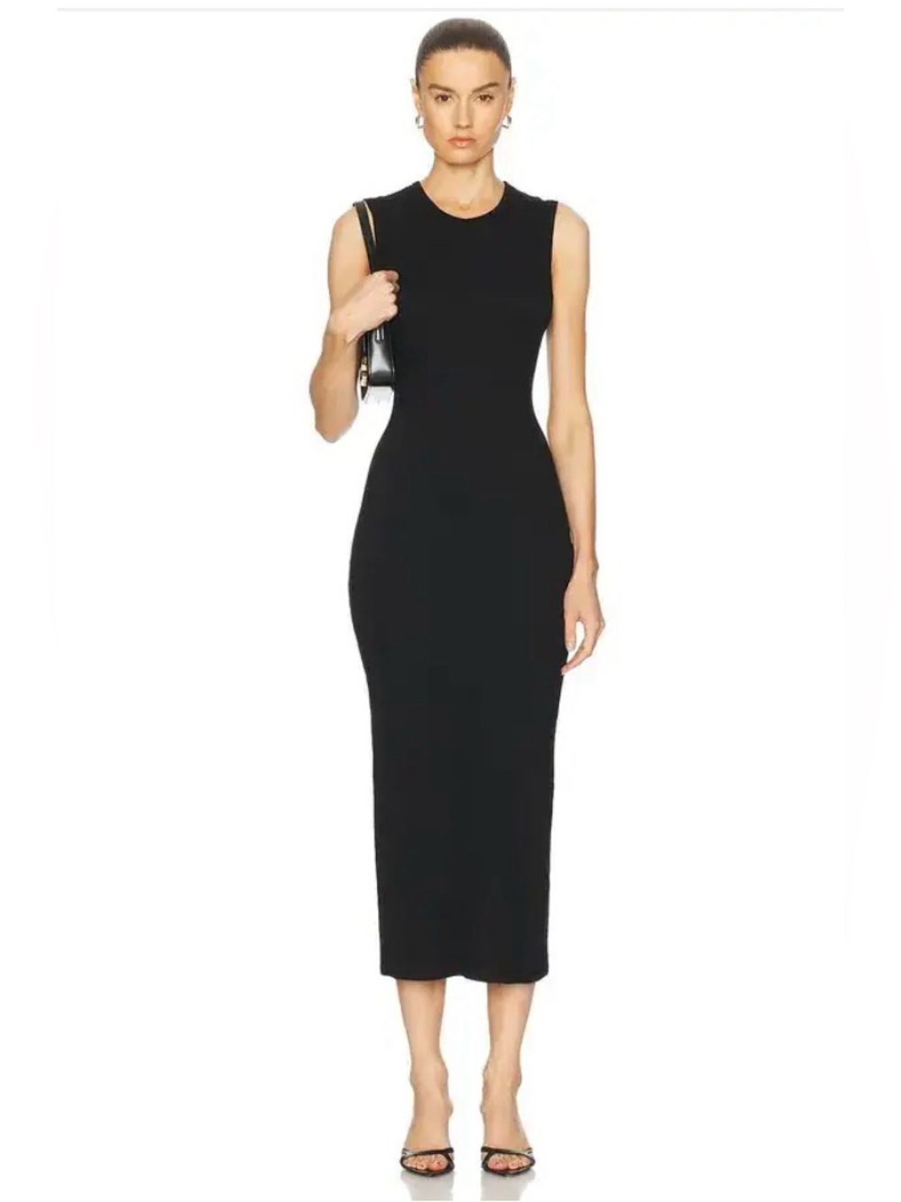 Enza Costa Tank Dress, Black, Size Small EUC